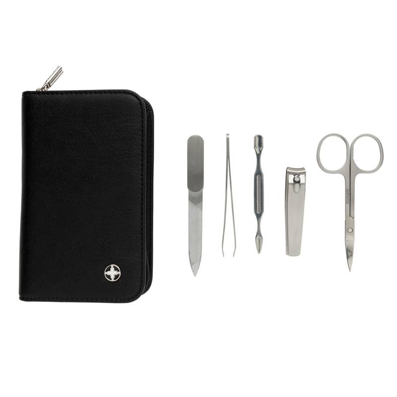 Manikúra sada 5ks Swiss Peak, černá Manikúra sada 5ks Swiss Peak, černá